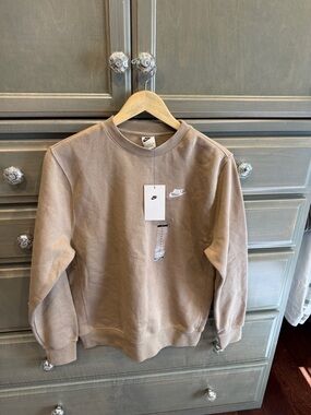 Nike Men’s Crewneck Sweatshirt - Taupe Beige
